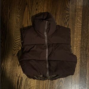 Deep Brown Puffer Vest